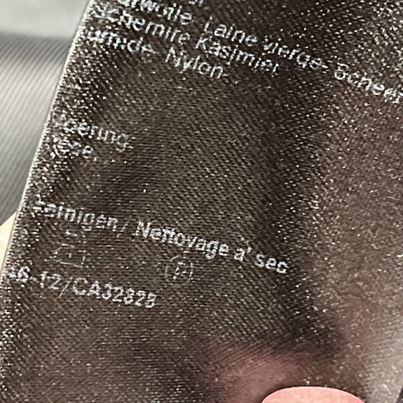 Cinzia Rocca Coat Women 10 Icons Black Wool Alpaca Jacket Classic Capsule Office - Picture 9 of 12